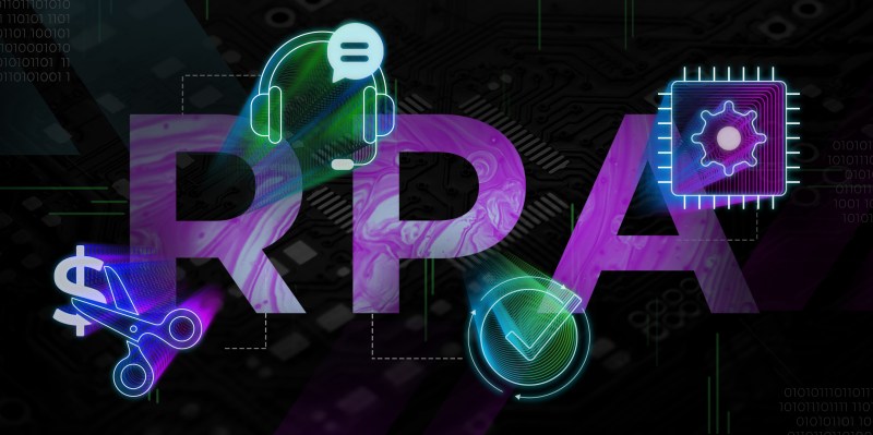 Illustration with "RPA" spelled out